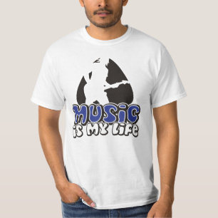 Camiseta El espectro guitarista - La música es mi vida