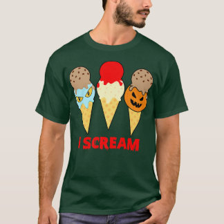 Camiseta El espeluznante diseño de gritos de Halloween para