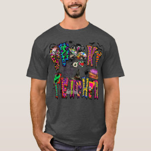 Camiseta El espeluznante profesor bun Halloween