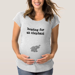 Camiseta el esperar un elefante