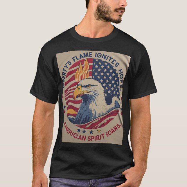 Camiseta El espíritu americano se acelera (Anverso)