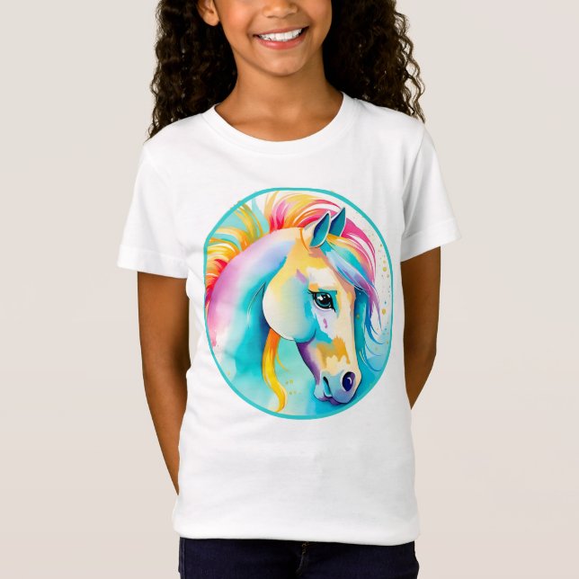 Camiseta El espíritu colorido Pony 8 Kid's (Anverso)