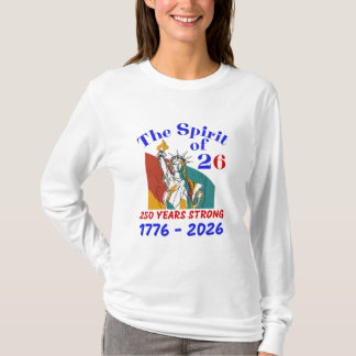 CAMISETA EL ESPÍRITU DE 26: 250 AÑOS FUERTES