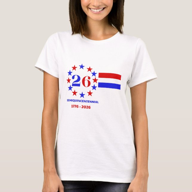 CAMISETA EL ESPÍRITU DE 26: EL VIAJE A 250 (Anverso)