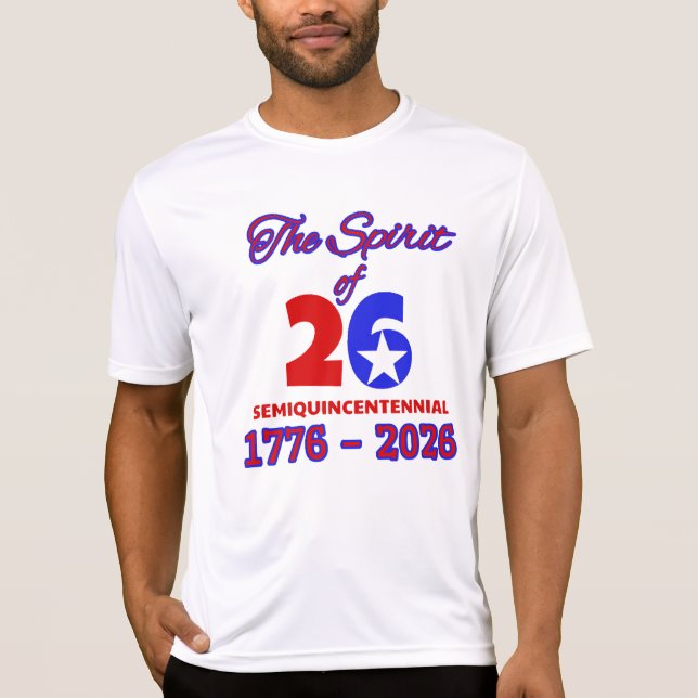 CAMISETA EL ESPÍRITU DE 26: SEMIQUINCENTENCIAL (Anverso)