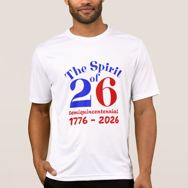 CAMISETA EL ESPÍRITU DE 26: SEMIQUINCENTENCIAL (Anverso)