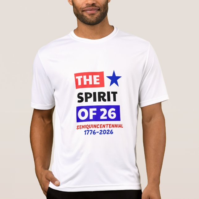 CAMISETA EL ESPÍRITU DE 26: SEMIQUINCENTENCIAL (Anverso)