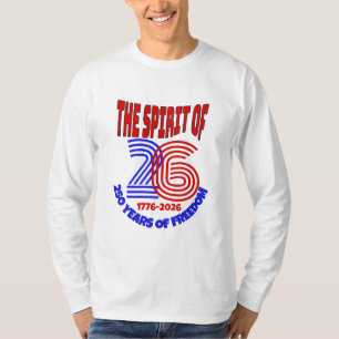 CAMISETA EL ESPÍRITU DE 26 VIDAS: 250 AÑOS DE LIBERTAD