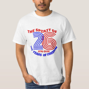 CAMISETA EL ESPÍRITU DE 26 VIDAS: 250 AÑOS DE LIBERTAD