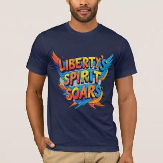 Camiseta El espíritu de la libertad crece - Texto, libertad