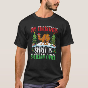 Camiseta El espíritu de los navidades es el camello bárbaro
