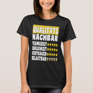 Camiseta El espíritu del equipo de vecinos de calidad confí