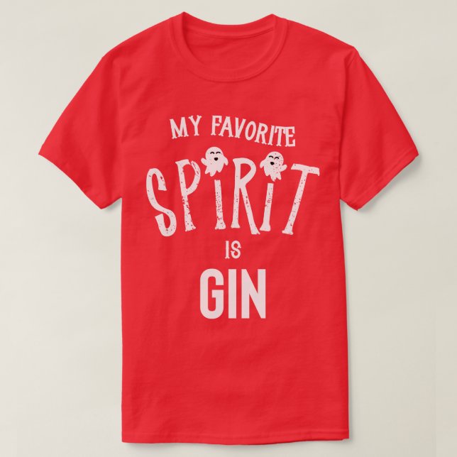 Camiseta El espíritu favorito es Gin 2020 (Diseño del anverso)