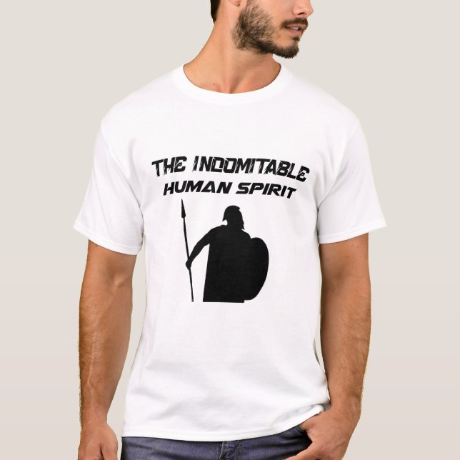 Camiseta El espíritu humano indomable (Anverso)