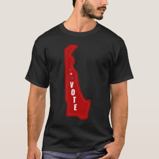 Camiseta El espíritu republicano de Delaware vota de rojo