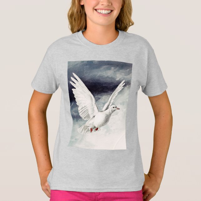Camiseta El espíritu sagrado en forma de paloma (Anverso)
