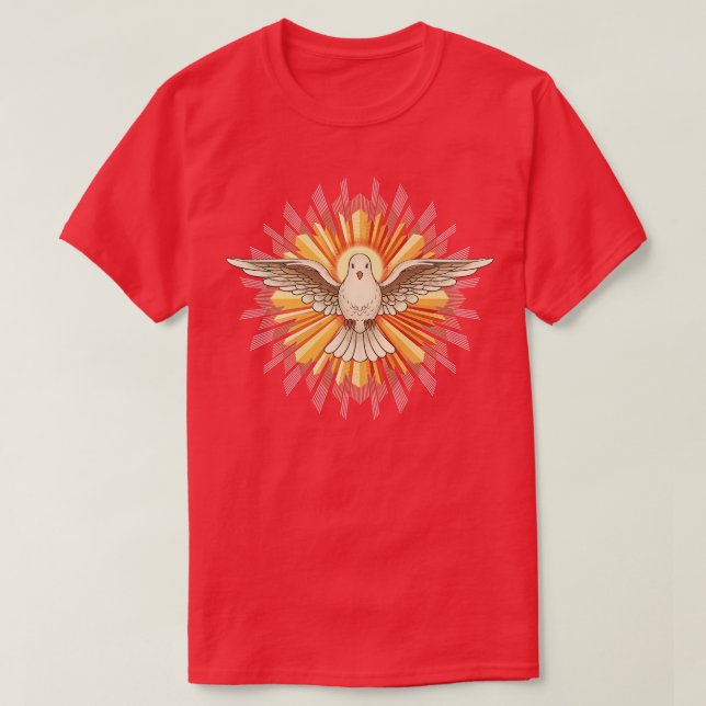 Camiseta El Espíritu Santo como paloma (Diseño del anverso)