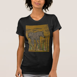 Camiseta El Espíritu Serengeti: Zebra Grazing en Mara