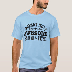 Camiseta El esposo y padre más asombroso del mundo