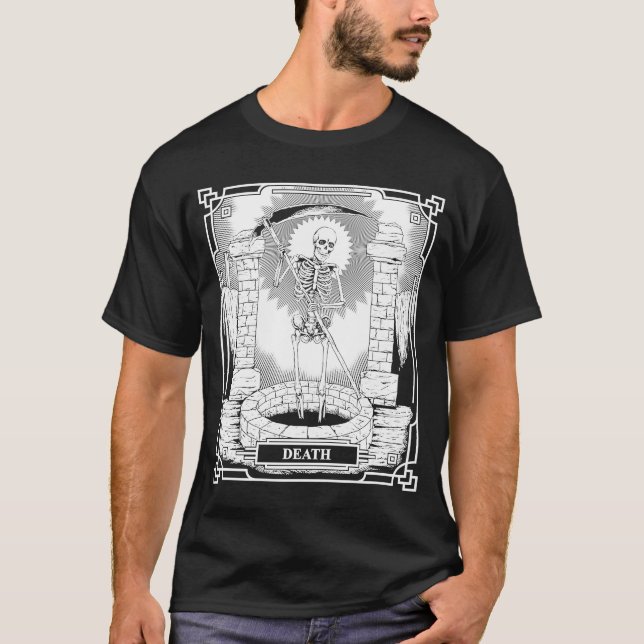 Camiseta El esqueleto de brujería de Blackcraft Muerte el p (Anverso)