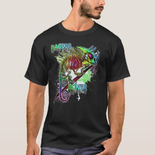 Camiseta El esqueleto de Chameleon Raging de Rainbow Jackso