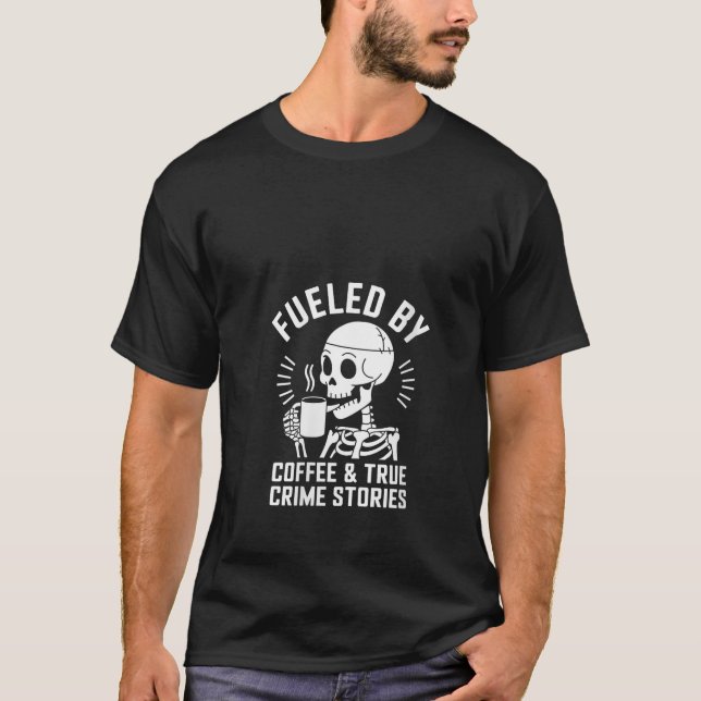 Camiseta El esqueleto del crimen verdadero de las mujeres c (Anverso)