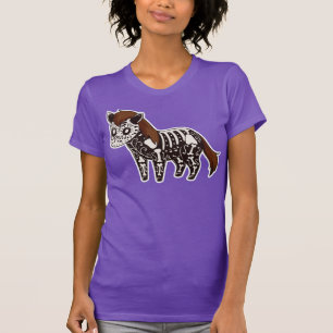 Camiseta El esqueleto del Día de la Ponía Muerta