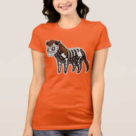 Camiseta El esqueleto del Día de la Ponía Muerta