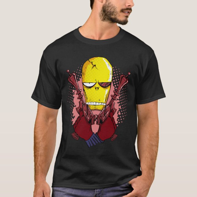 Camiseta EL Esqueleto: La OSCURIDAD esquelética de la (Anverso)