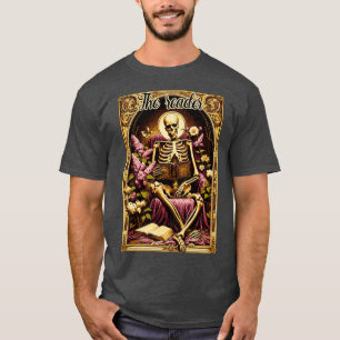 Camiseta El esqueleto tarot del lector