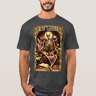 Camiseta El esqueleto tarot del lector
