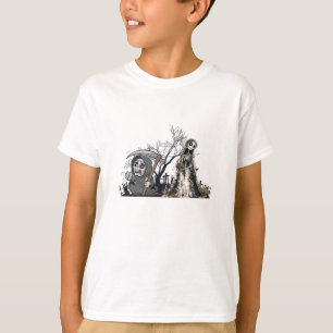Camiseta El esqueleto y la novia del cadáver.