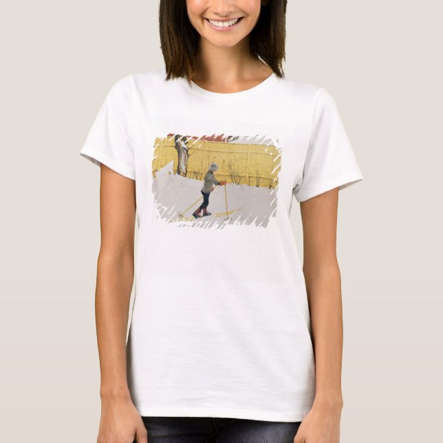 Camiseta El esquiador, c.1909 (Anverso)