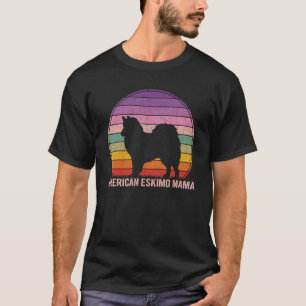 Camiseta El esquimal retro americano esquimal mamá esquimal