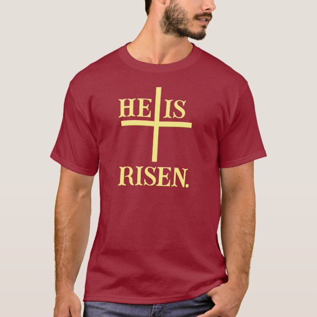 Camiseta ÉL Está Creciendo. DOMINGO DE Resurrección (Anverso)
