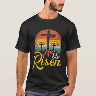 Camiseta Él Está Creciendo Jesús De Pascua Cristiana