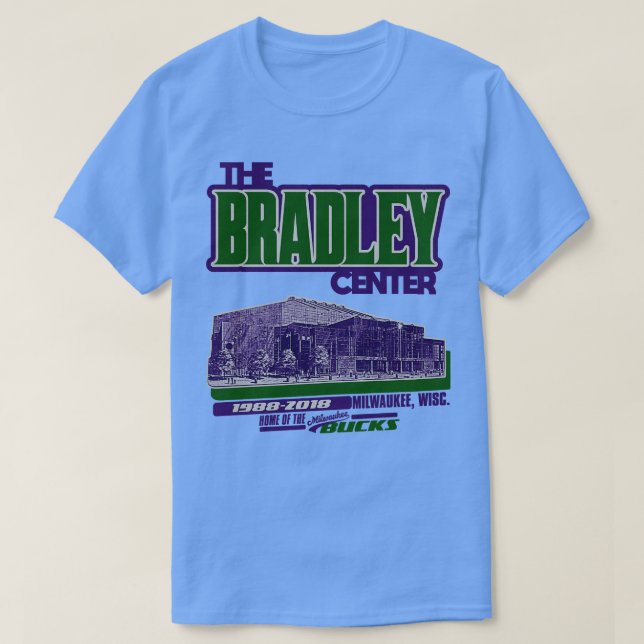 Camiseta El Estadio De Baloncesto Bradley Center (Diseño del anverso)