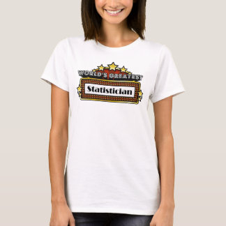 Camiseta El estadístico más grande del mundo