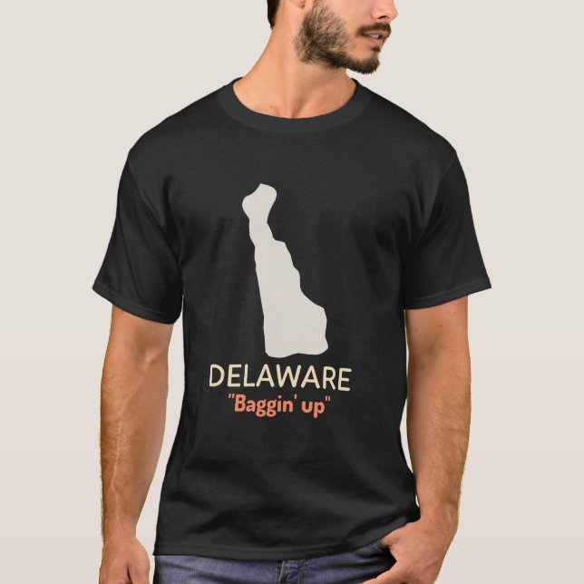 Camiseta El estado de Delaware está "rezagado" (Anverso)