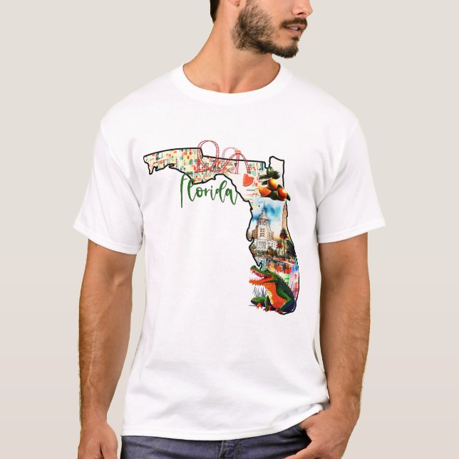 Camiseta El Estado De Florida (Anverso)