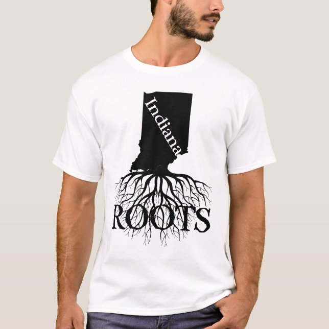 Camiseta El estado de Indiana arraiga las mujeres o la (Anverso)