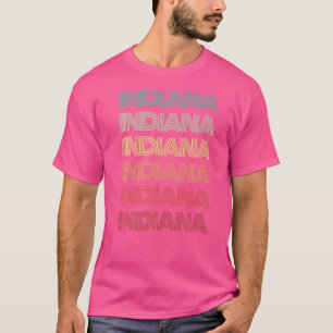 Camiseta El estado de la casa de Retro Indiana Rota la fami