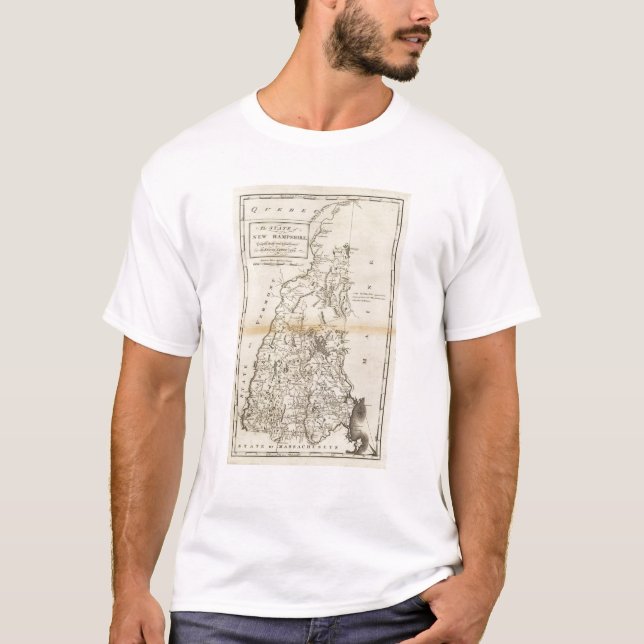 Camiseta El estado de New Hampshire (Anverso)