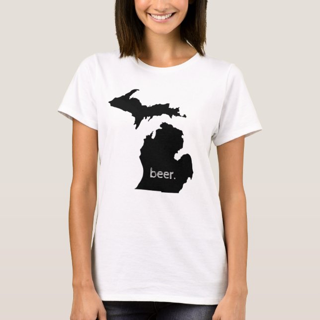Camiseta El estado del Gran Lago - Cerveza! (Anverso)