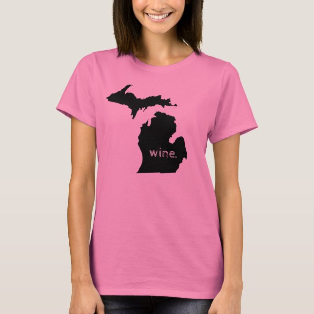 Camiseta El estado del Gran Lago - ¡vino! (Anverso)