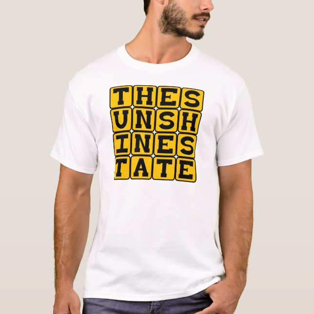 Camiseta El Estado del Sol, Apodo de Florida (Anverso)