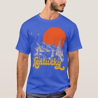 Camiseta El estado vintage de Kentucky a mediados del siglo