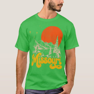 Camiseta El estado vintage de Misuri a mediados del siglo A