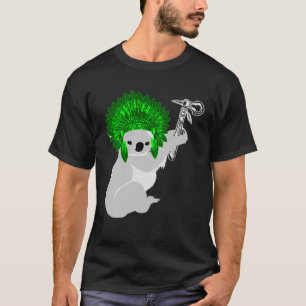 Camiseta El estadounidense Koala Eucalyptus ostenta el jefe