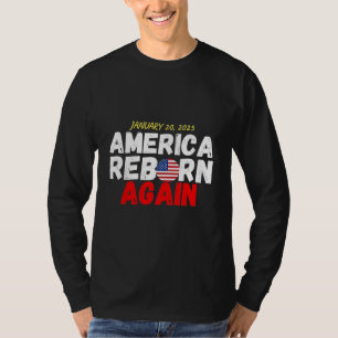 Camiseta El estadounidense Maga renace de nuevo como presid